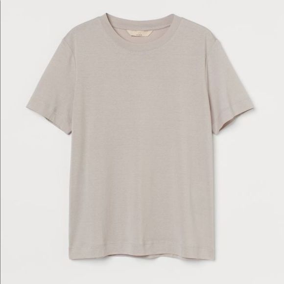 H&M Premium Silk Blend Tee - Picture 1 of 3
